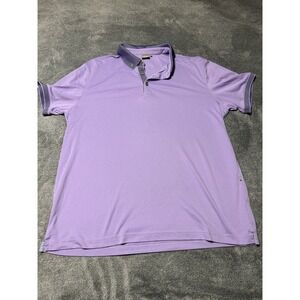 Ping Short Sleeve Polo Golf Shirt Men's XL Sensor Cool Purple Pullover